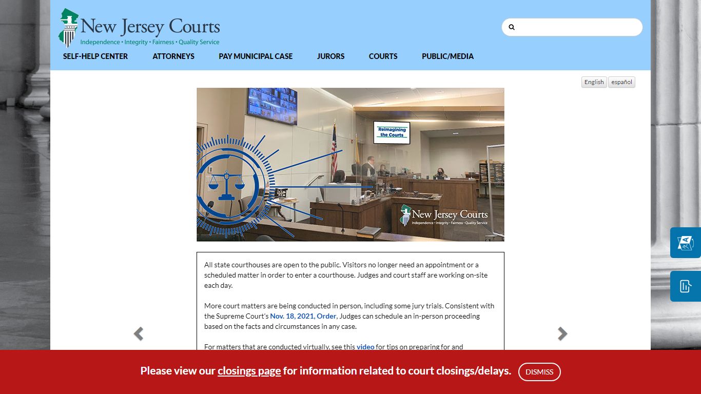 Official Website of the New Jersey Judiciary Court System